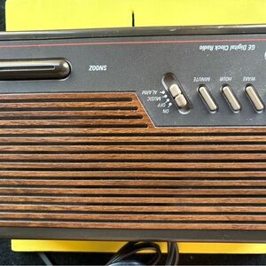 Classic Brown Portable Radio with Alarm